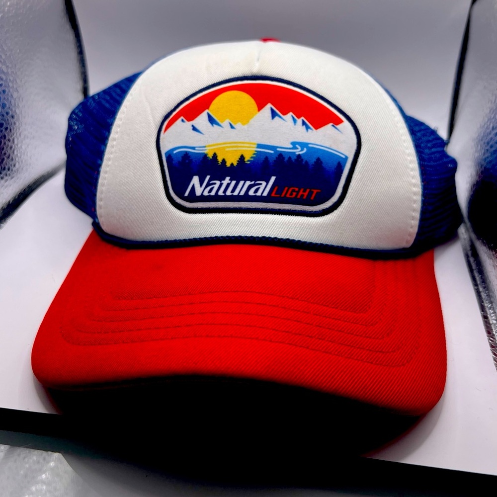 Natural Light Natty Light Mesh Back Trucker Hat